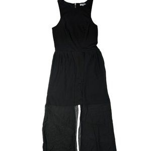 Speechless Mini Dress with Long Sheer Panels (7)